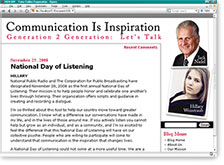 Communication is Inspiration